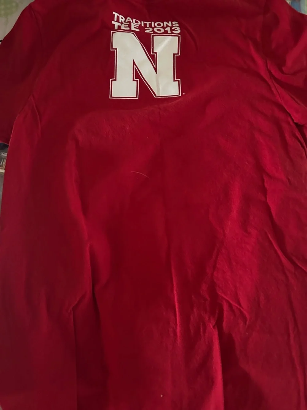 Adidas Be Husker Red" Graphic T-Shirt - Red Nebraska Cornhuskers - Picture 3 of 4